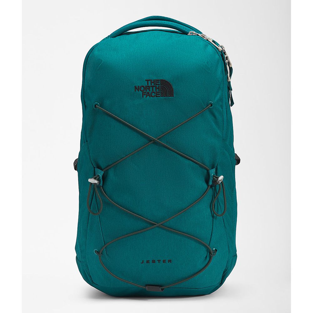 The North Face Backpacks Womens Australia - The North Face Jester Blue / Light Dark Green (LEV-56470